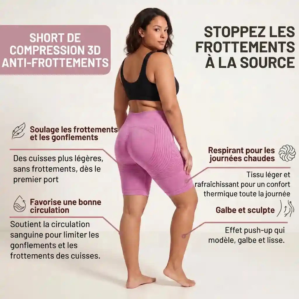 Legging court 3D Cellumove – Redéfinissez votre silhouette sans effort