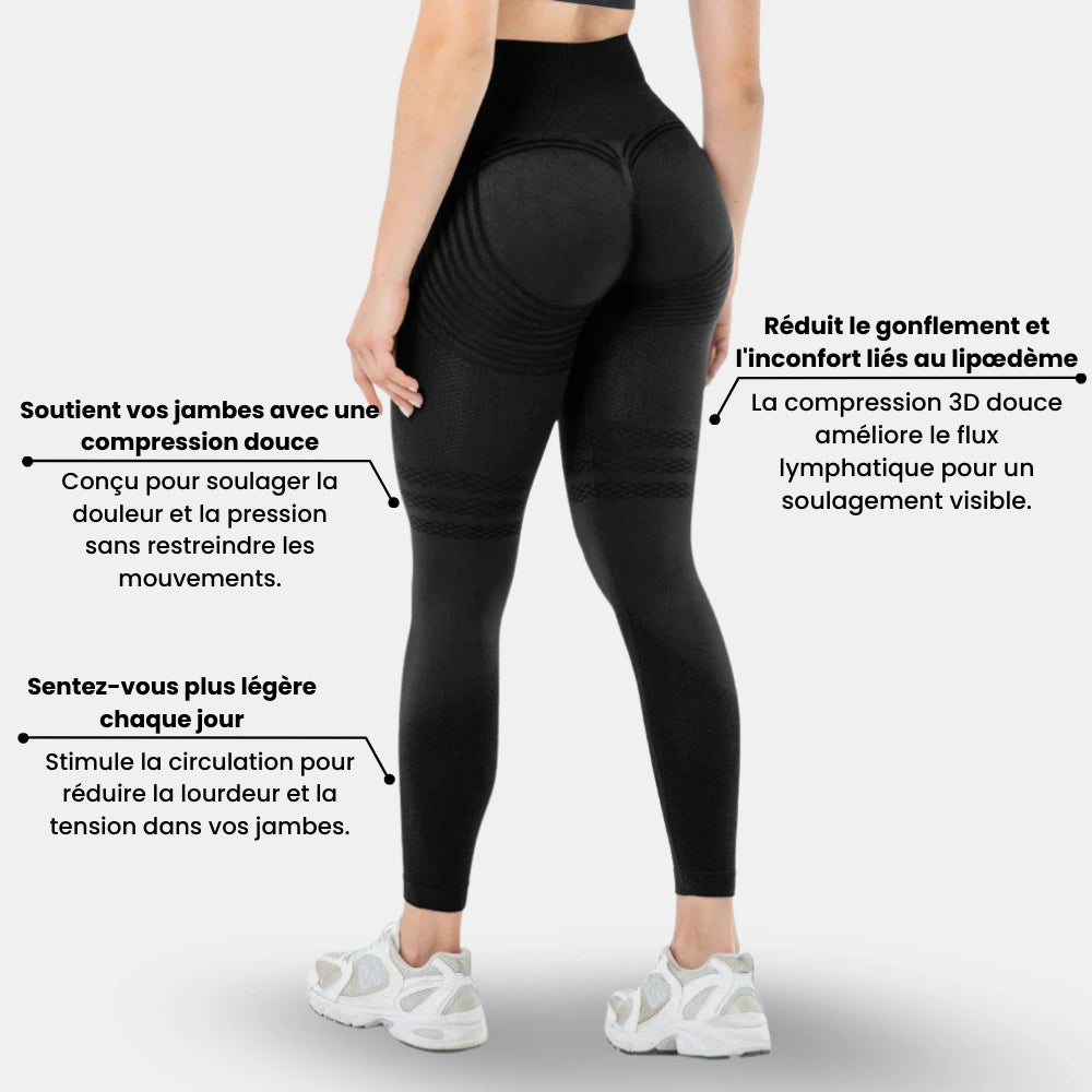 Legging 3D Cellumove – Dites adieu naturellement aux douleurs et gonflements du lipœdème