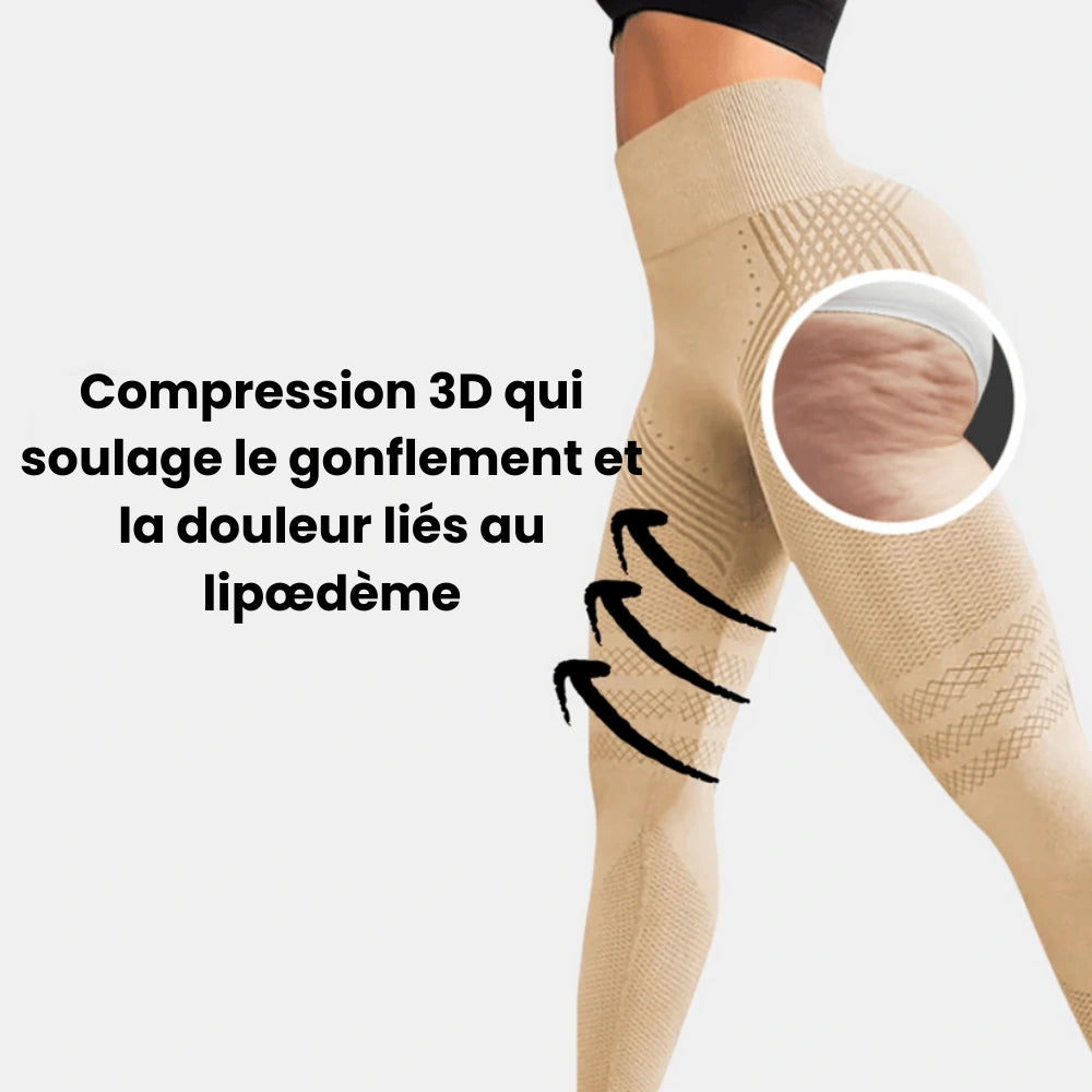 Legging 3D Cellumove – Dites adieu naturellement aux douleurs et gonflements du lipœdème